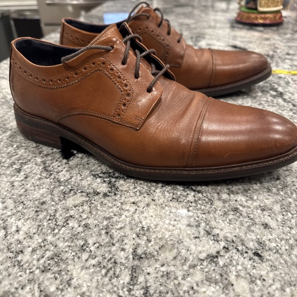 Cole Haan C28882 Brown Leather Cap Toe Dress Shoes Mens Size 10 M‎ #007 - Picture 8 of 16